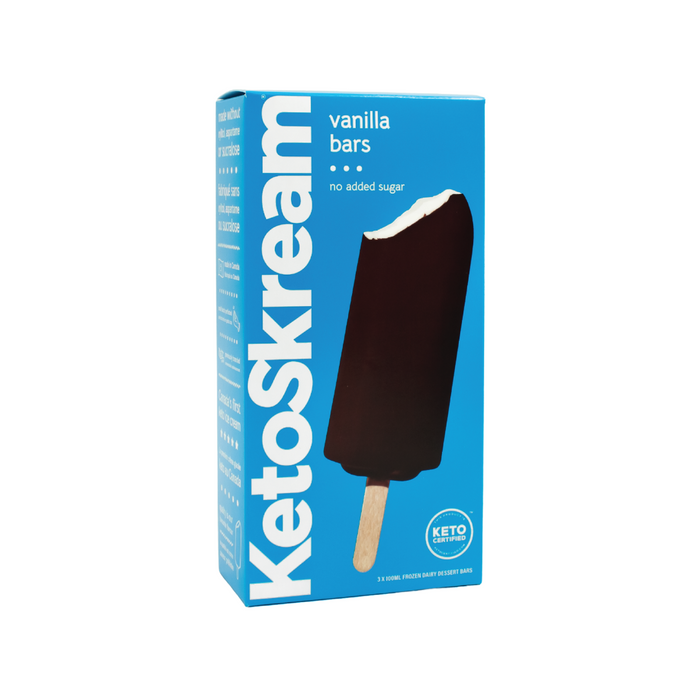 Keto Skream Vanilla Ice Cream Bars, 3x100mL