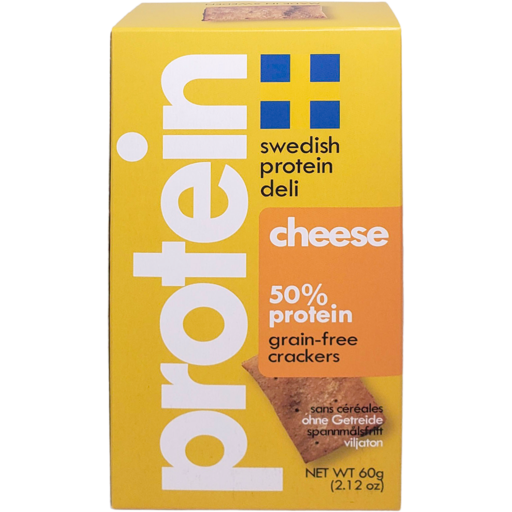 Swedish Protein Deli Cheese Flavored Gluten-Free Crackers, 60g Swedish Protein Deli