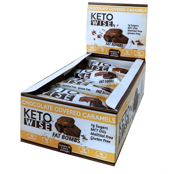 Keto Wise Chocolate Covered Caramels (box)