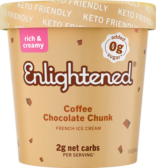 Enlightened Coffee Chip Ice Cream, 473ml tub