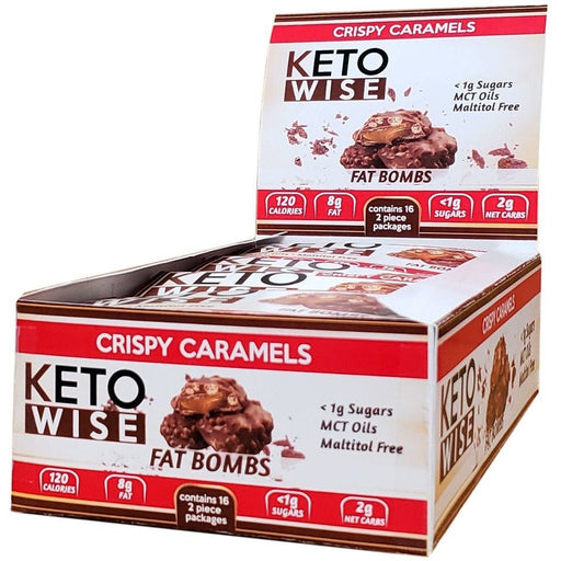 Keto Wise Crispy Caramels, 16x32g (box)
