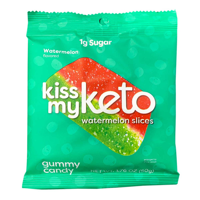 Kiss My Keto Watermelon Slices Gummy Candy, 50g Kiss My Keto