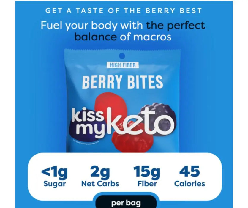 Kiss My Keto Mixed Berries Gummies, 25g Kiss My Keto