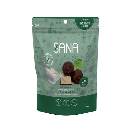 Sana Dark Chocolaty Bites - Irish Cream, 100g Sana