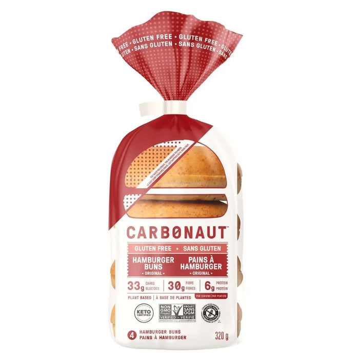 Carbonaut Gluten-Free Hamberger buns, 4 buns
