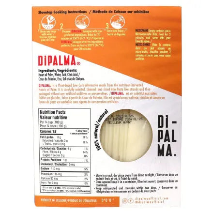 DiPalma Hearts of Palm Lasagna nutritional information