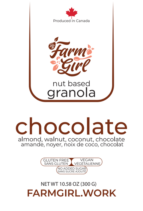 Farm Girl Nut Based Granola - Chocolate, 300g