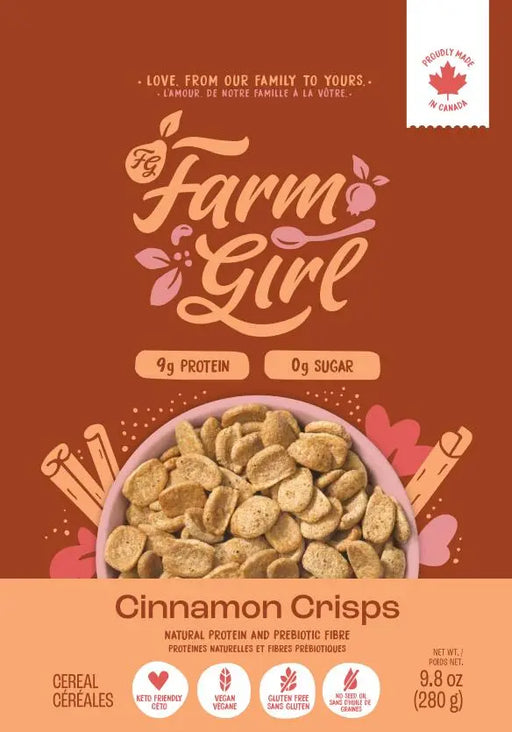 Farm Girl Cinnamon Crisp Cereal, 280g Farm Girl