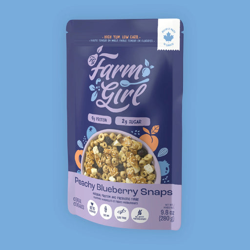 Farm Girl Peachy Blueberry Snaps Cereal, 280g