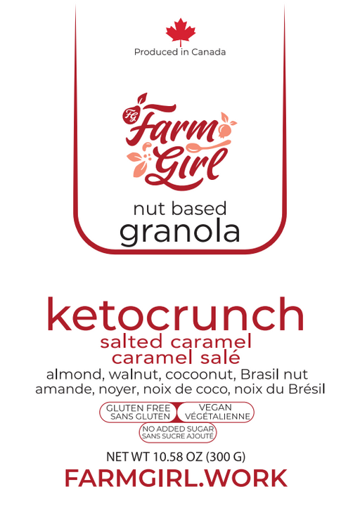 Farm Girl Nut Based Granola - Salted Caramel, 300g