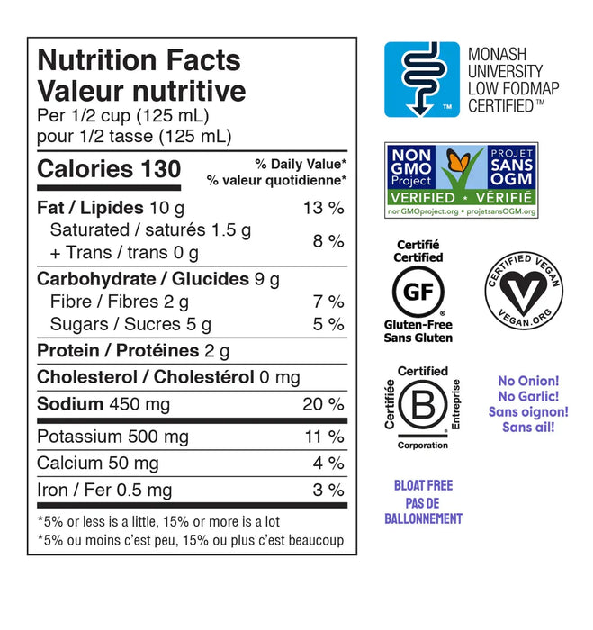 Fody Foods Tomato Basil Nutritional Information