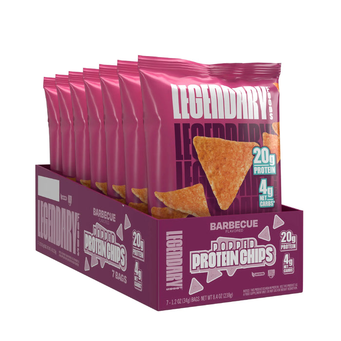 Legendary Foods Popped Protein Chips - Barbeque, 34g Legendary Foods