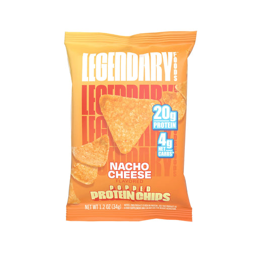 Legendary Foods Popped Protein Chips - Nacho Cheese, 34g Legendary Foods
