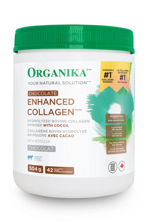 Organika Enhanced Collagen Chocolate, 504g Organika