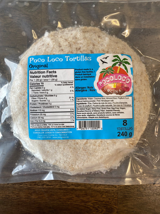 Poco Loco Original Tortillas, 8 wraps