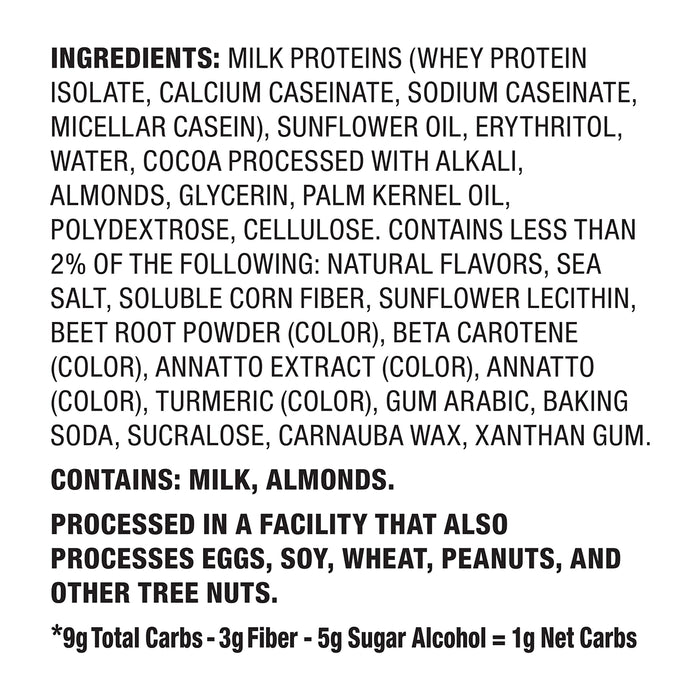 Quest Nutrition Frosted Cookies Chocolate Cake ingredients