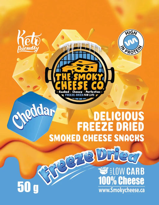 Smoky Cheese Co. Freeze Dried Cheese - Cheddar, 50g