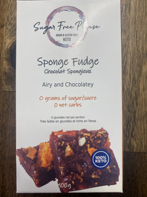 Sugar Free Please Fudge - Sponge, 100g