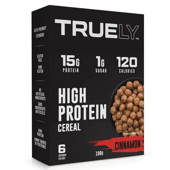 Truely Protein Cereal - Cinnamon, 198g