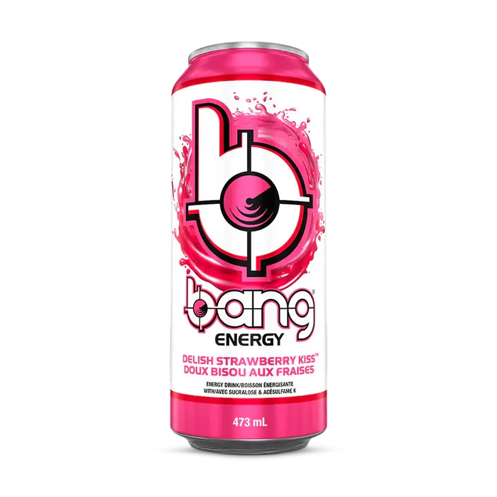 Bang Delish Strawberry Kiss Energy Drink, 473ml Bang