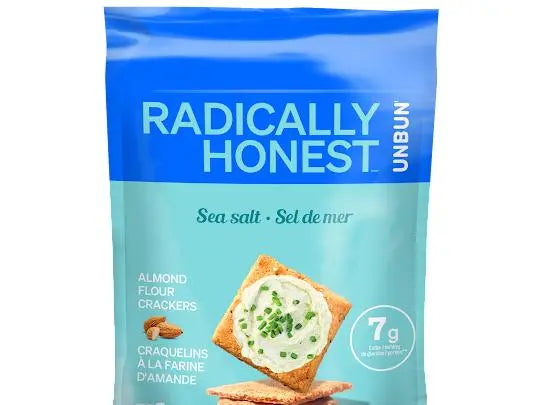 Unbun Almond Flour Crackers - Sea Salt, 64g Unbun