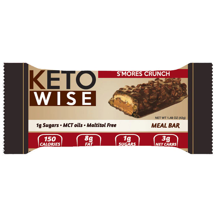 Keto Wise S'mores Crunch Meal Bar