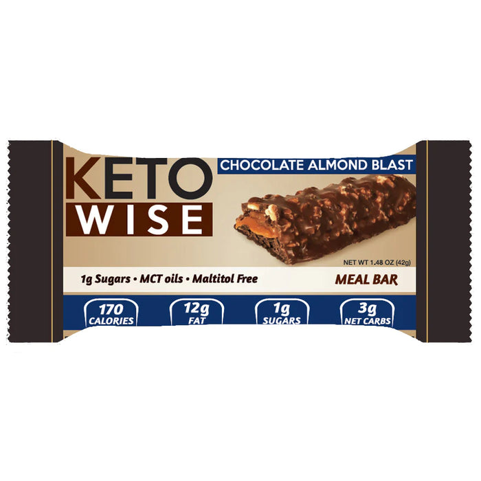 Keto Wise Chocolate Almond Blast Meal Bar