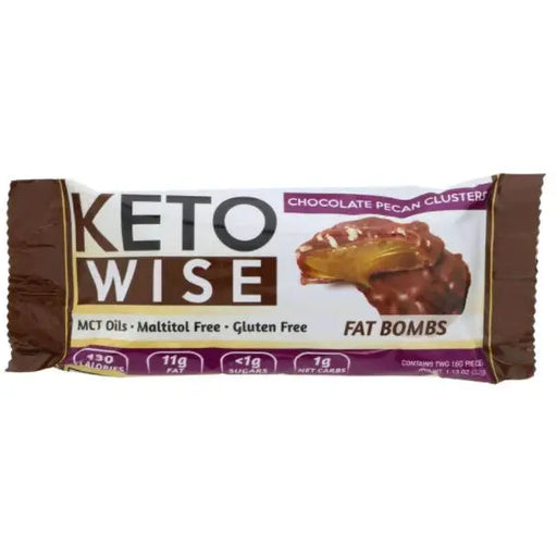 Keto Wise Chocolate Pecan Clusters, 32g
