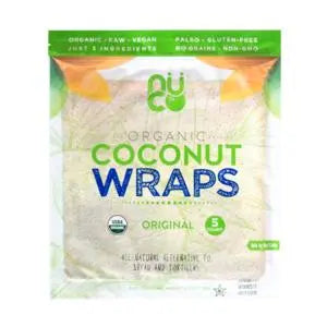 Nuco Organic Coconut Wraps Original, 5 pack Nuco