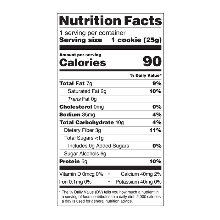 nutritional info Quest Nutrition Frosted Cookies Birthday Cake