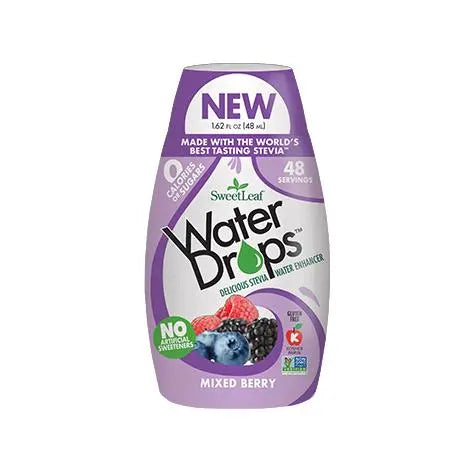 SweetLeaf Mixed Berry Water Drops, 48 Servings SweetLeaf