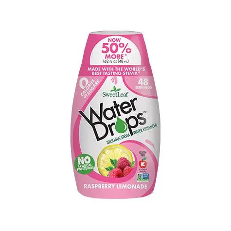 SweetLeaf Raspberry Lemonade Water Drops, 48 Servings SweetLeaf