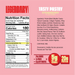nutritional info of strawberry flavoured legendary pastry 