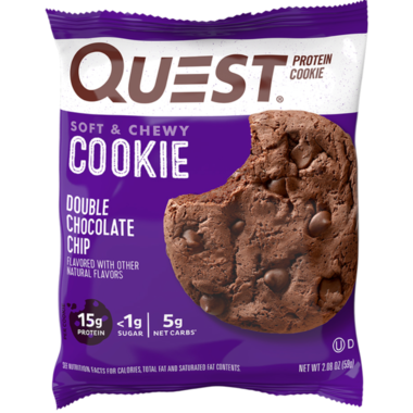 Quest Nutrition Double Chocolate Chip Cookie, 58g Quest Nutrition