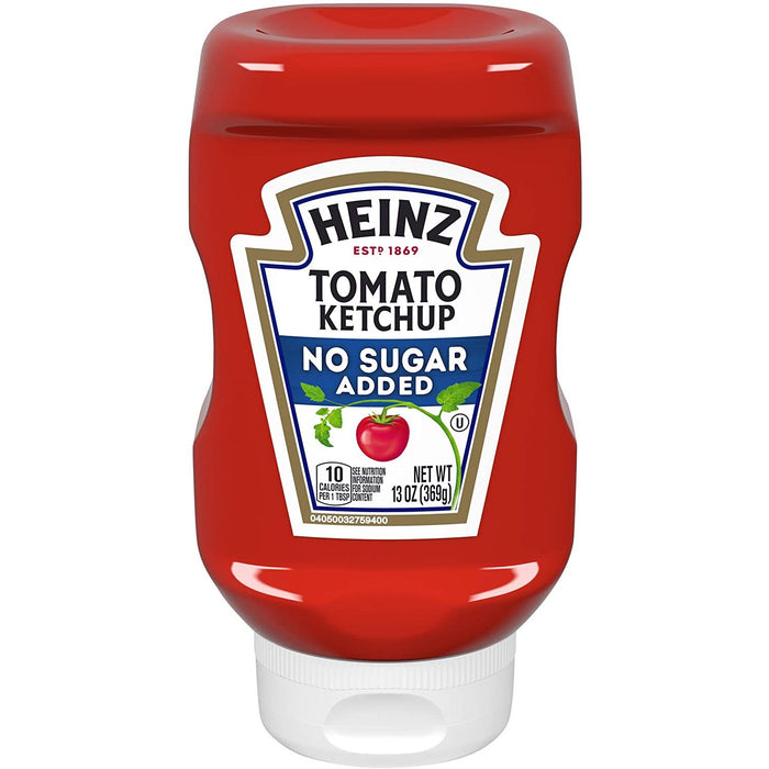 Heinz Tomato Ketchup No Sugar Added, 369g Heinz