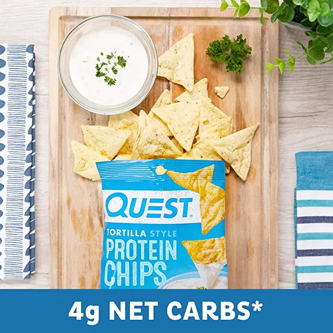 Quest Nutrition Ranch Protein Tortilla Chips, 113g Quest Nutrition