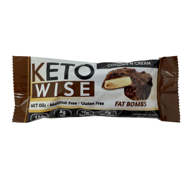 Keto Wise Cookies N Cream, 34g