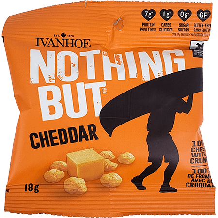 Ivanhoe Cheddar Puffed Cheese Snack, 18g Ivanhoe
