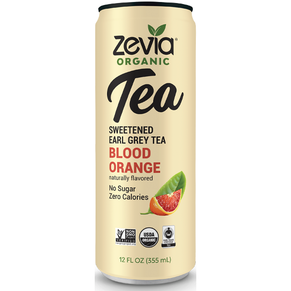 Zevia Blood Orange Earl Grey Tea, 355ml Zevia