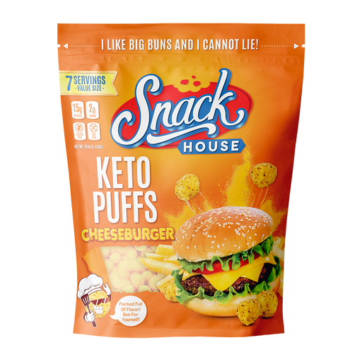 Snack House Cheeseburger Puffs, 154g Snack House
