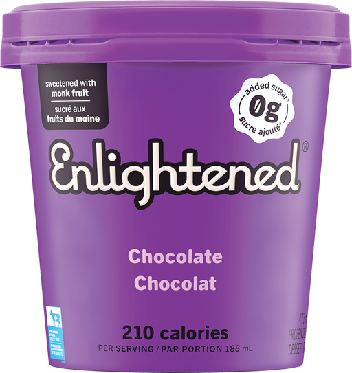 tub of Enlightened Chocolate Ice Cream, 473ml