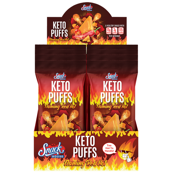 Snack House Flaming Red Hot Puffs, 22g Snack House