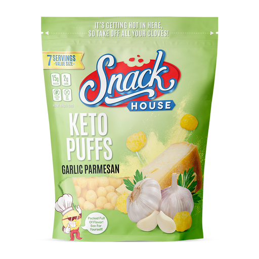 Snack House Garlic Parmesan Puffs, 154g Snack House