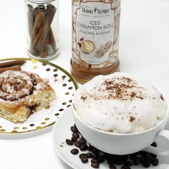 Skinny Mixes Iced Cinnamon Roll Syrup, 750ml