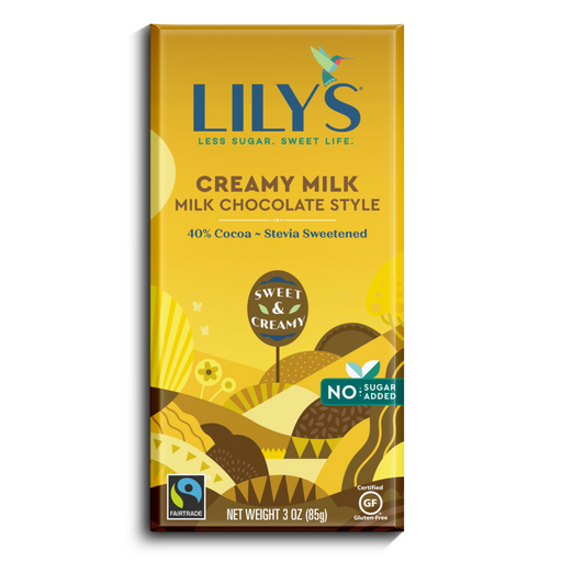 Lily's Sweets Creamy Milk Chocolate Bar, 85g Lily's Sweets