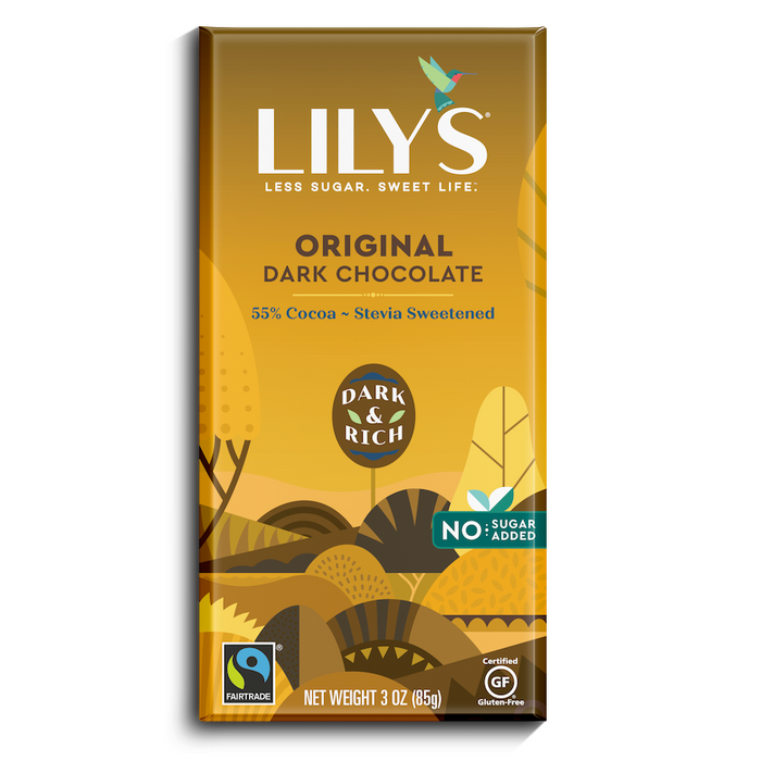 Lily's Sweets Original Dark Chocolate Bar, 85g