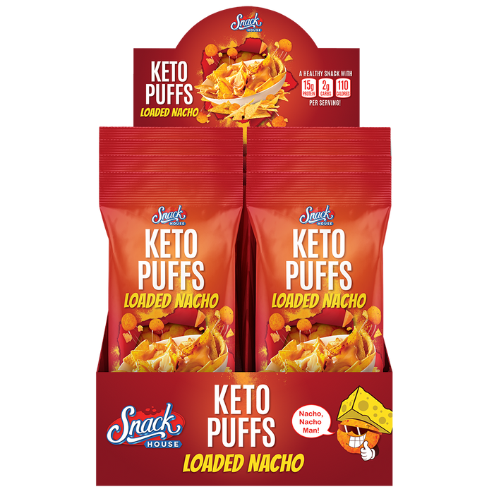 Snack House Loaded Nacho Puffs, 21g Snack House