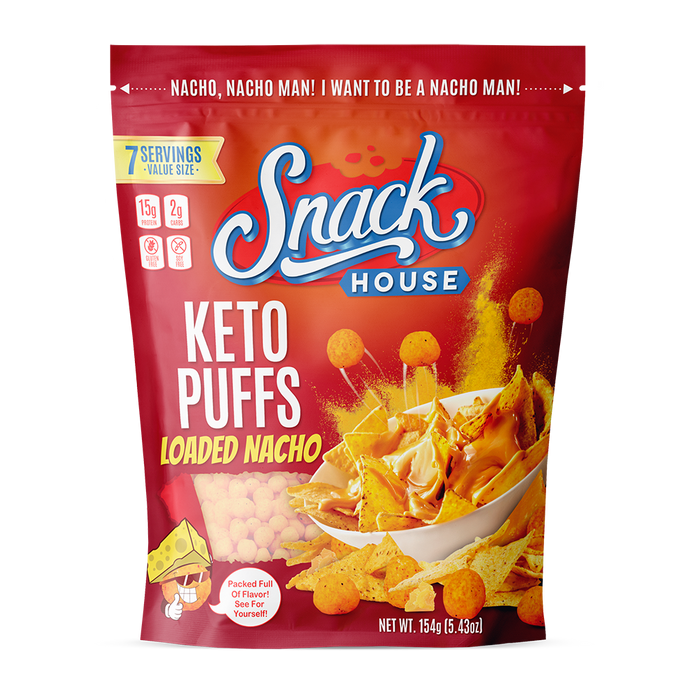 Snack House Loaded Nacho Puffs, 154g