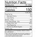 nutritional info of Farm Girl Low Carb Noodle Mix