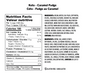 nutritional info of Enlightened Caramel Fudge Ice Cream, 473ml